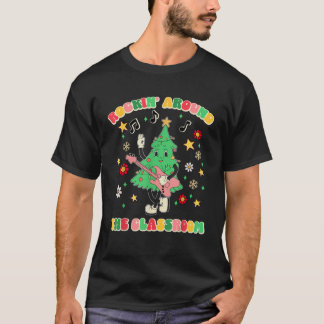 T-shirt Cadeaux de Noël de l'enseignant Pyjama Corresponda