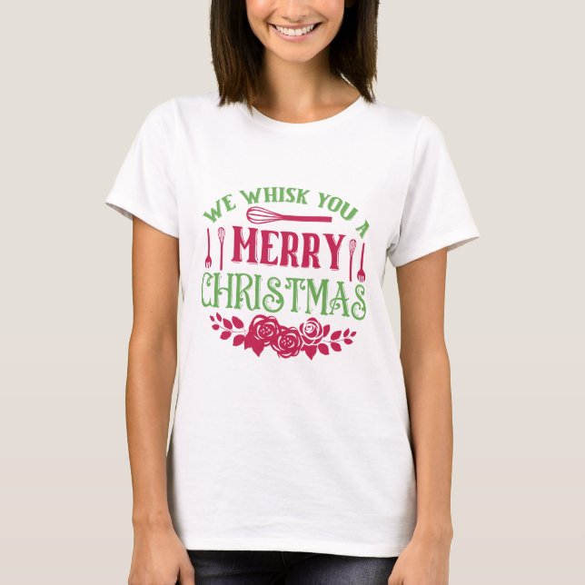 T-shirt Cadeaux de Noël Joyeux (Devant)