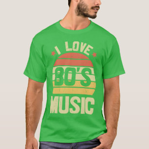 T-shirt Cadeaux de nostalgie de musique des années 80 Suns