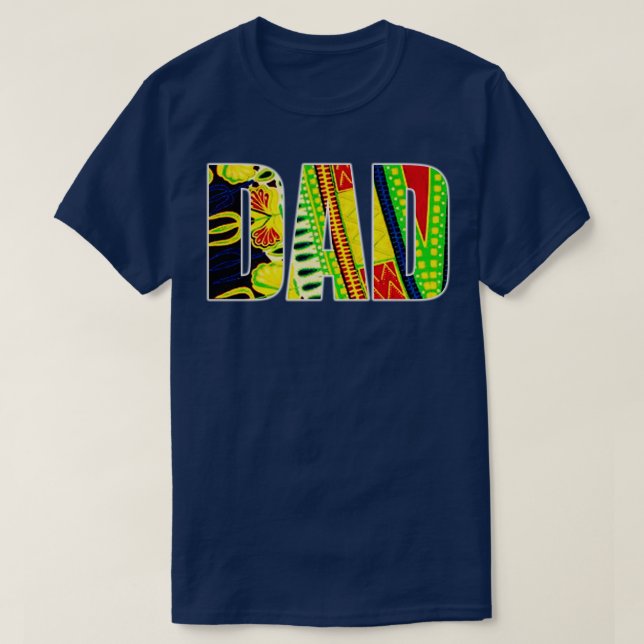 T-shirt Cadeaux de papa noir (Design devant)