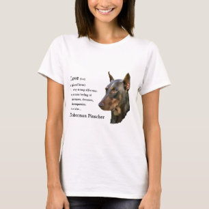 T-shirt Cadeaux de Pinscher de dobermann