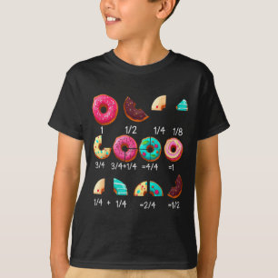 T-shirt Cadeaux de professeur de mathématiques de beignet 