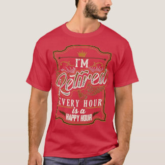 T-shirt Cadeaux de retraite pour hommes Drôle Je suis retr