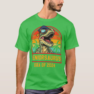 T-shirt Cadeaux de seniors de la promotion 2024 Seniorsaur