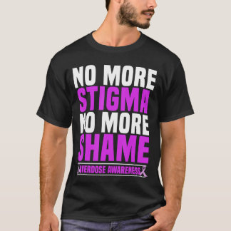 T-shirt Cadeaux de sensibilisation au surdosage de violet 