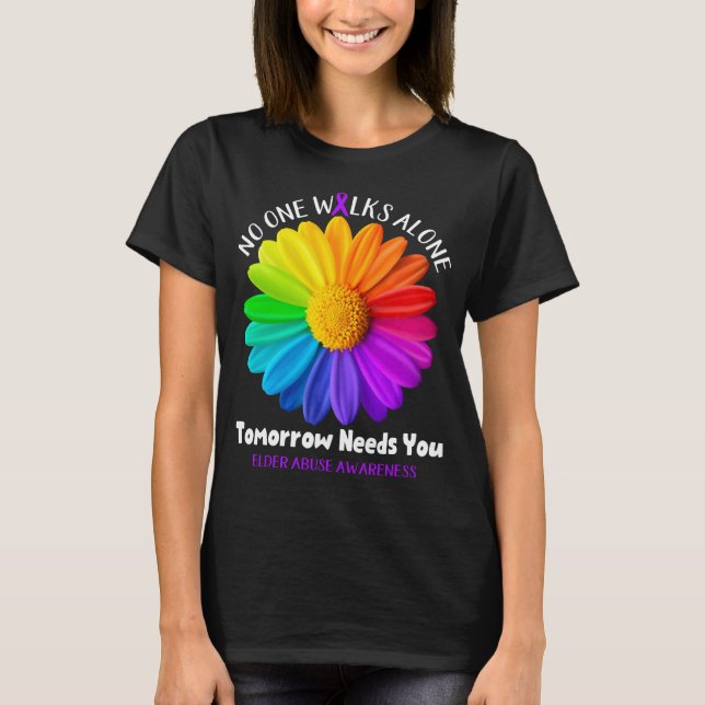 T-shirt Cadeaux de soutien au ruban de sensibilisation à l (Devant)