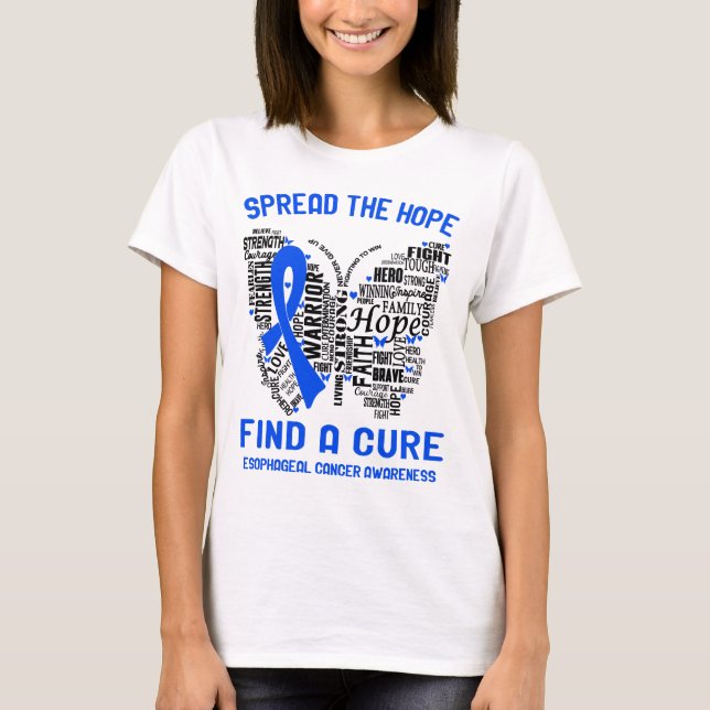 T-shirt Cadeaux de soutien au ruban de sensibilisation au  (Devant)