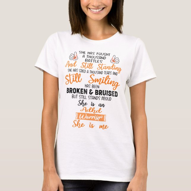 T-shirt Cadeaux de soutien au ruban de sensibilisation au  (Devant)