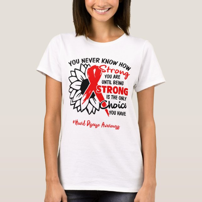 T-shirt Cadeaux de soutien au ruban de sensibilisation aux (Devant)