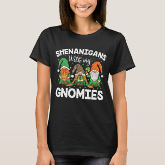 T-shirt Cadeaux de St Patrick avec mes gnomes