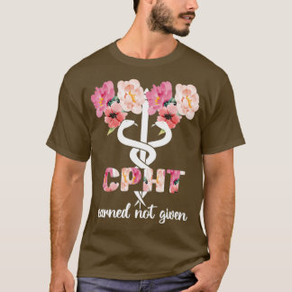 T-shirt Cadeaux de technicien en pharmacie certifié CPhT 1