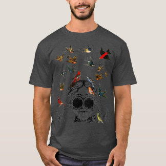 T-shirt Cadeaux d'observation d'oiseaux ornithologue twitc