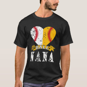 T-shirt Cadeaux drôles de baseball Nana T Ball Nana Softba