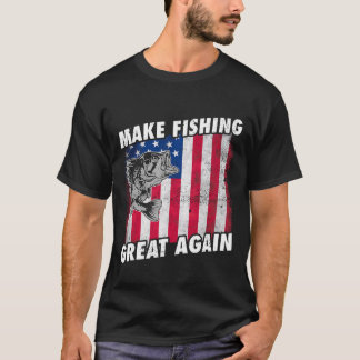 T-shirt Cadeaux drôles de pêche Trump 