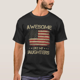 T-shirt Cadeaux Drôles pour Papa de la Fille, Génial Comme