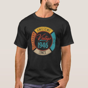 T-shirt Cadeaux Édition Limitée 80 Ans Fabriqués en 1946