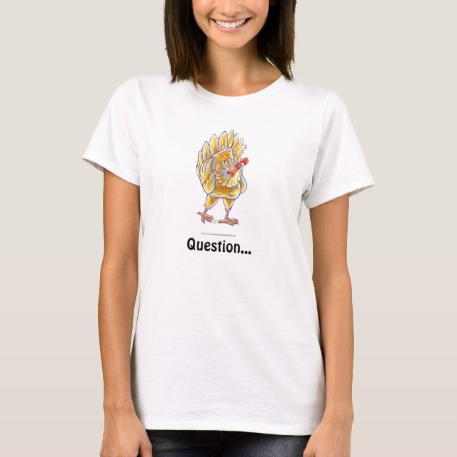 T-shirt cadeaux et accessoires de poulet (Devant)