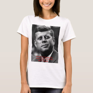 T-shirt Cadeaux et carte de citation de sagesse JFK "Pardo