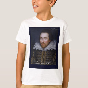 T-shirt Cadeaux et Cartes de Citation de Shakespeare "Amou
