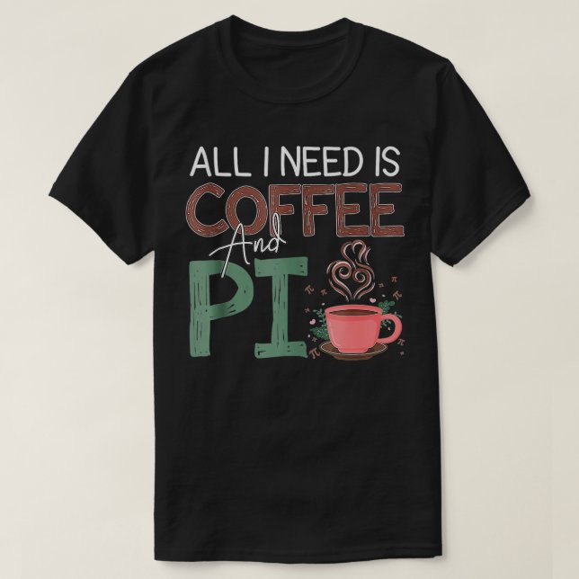 T-shirt Cadeaux Mathématiques Pi (Design devant)