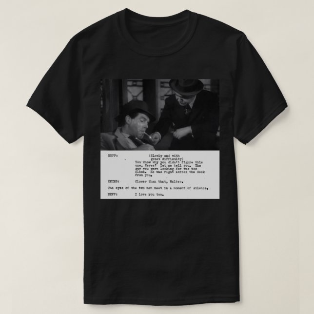 T-shirt Cadeaux nécessaires American Barbara Film Barbara  (Design devant)