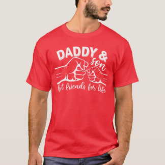 T-shirt Cadeaux Papa et Fils Meilleurs Amis pour la Vie Ho