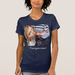 T-shirt Cadeaux Personnalisés Pour Maman Ajouter Votre Pho