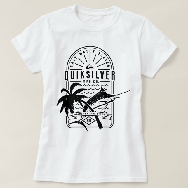 T-shirt Cadeaux Pour Femmes Schwarz Cadeaux Cool Quicksilv (Design devant)