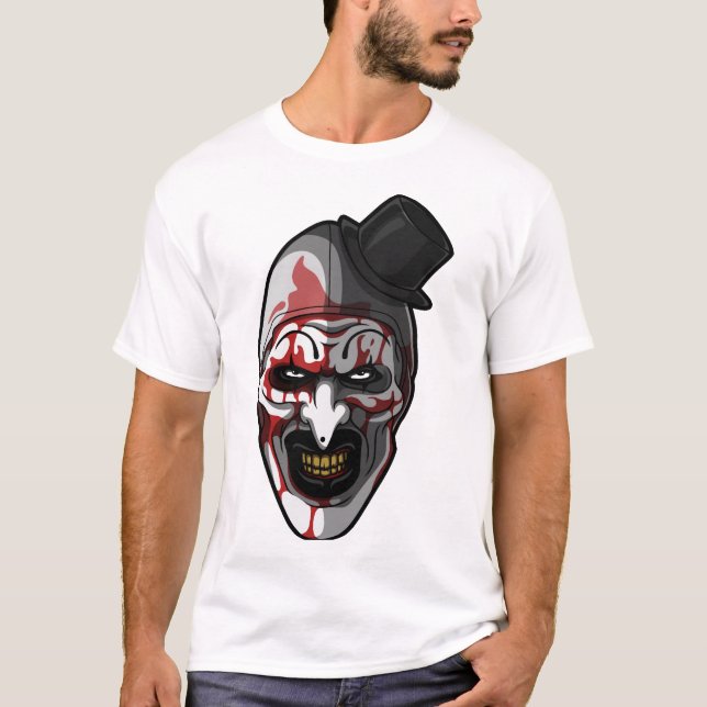 T-shirt Cadeaux Pour Hommes Art Le Graphique Clown Pour Ve (Devant)