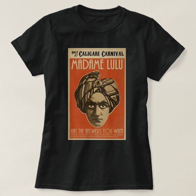 T-shirt Cadeaux Pour Hommes Asoue Poster Madame Lulu (Design devant)
