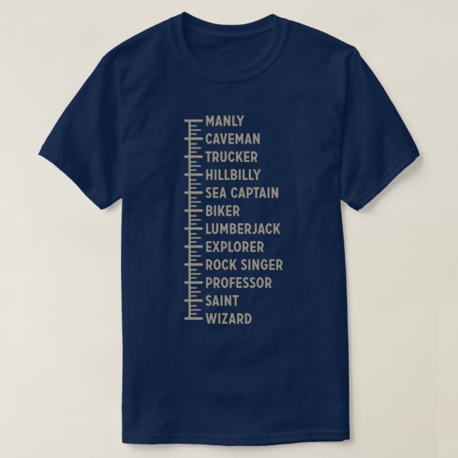 T-shirt Cadeaux pour Hommes Portes Barbe Graphique de croi (Design devant)