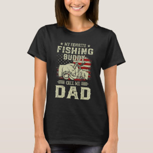 T-shirt Cadeaux pour papa pêcheur Fête des pères Mon ami d
