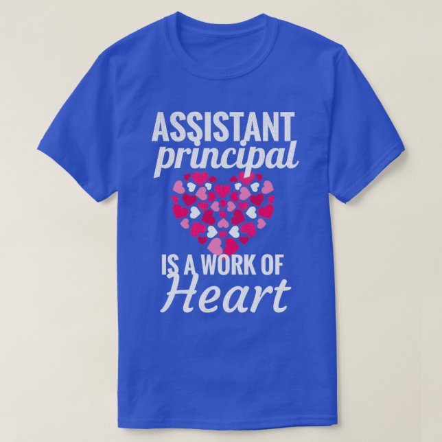 T-shirt Cadeaux Principaux Adjoints Pour Enseignante D'Éco (Design devant)