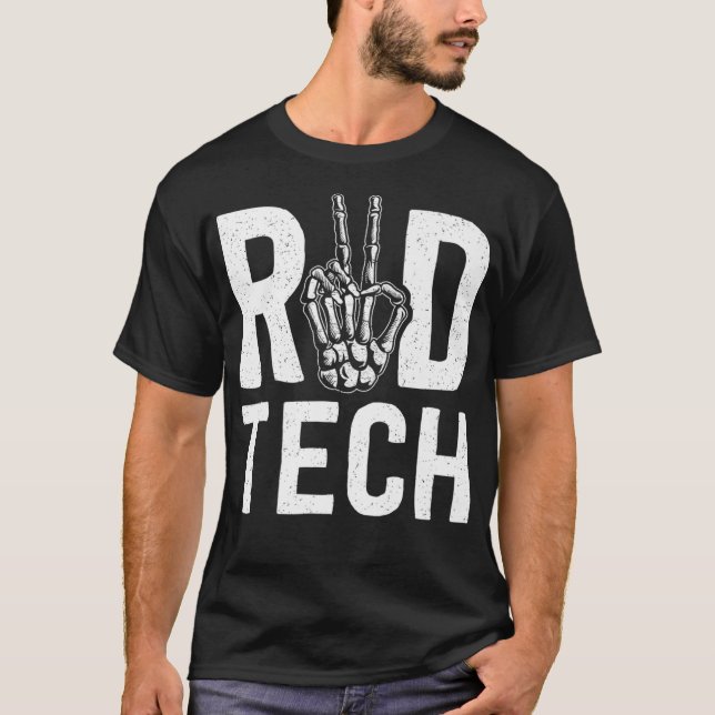 T-shirt Cadeaux radiologistes pour hommes Technicien en ra (Devant)