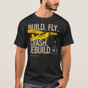 T-shirt Cadeaux RC Plane Construire des crashs volants Rec