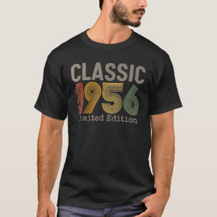 T-shirt Cadeaux Rétro 70 Ans Vintage Hommes Femmes 1956