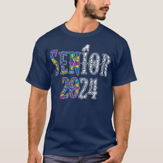T-shirt Cadeaux seniors de la promotion 2024 Drôles Senior