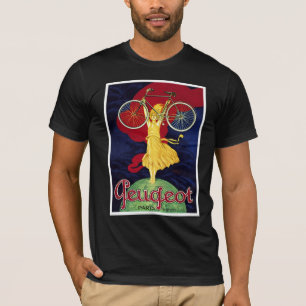 T-shirt Cadeaux vintages de bicyclette - cycles Peugeot
