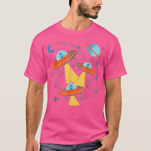 T-shirt Cadets de l'Âge Atomique Chats en Sauce Volante Ré