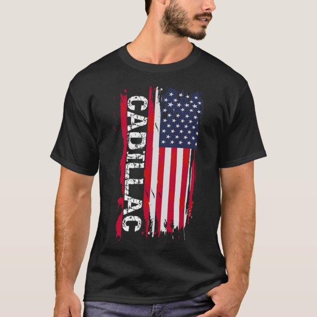 T-shirt Cadillac City  (Devant)