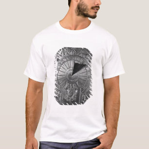 T-shirt Cadran solaire portatif, du château 1756 de Sierk