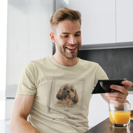 T-shirt Cadre photo personnalisé pour l'anniversaire d'un 
