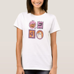 T-shirt Cadres pastel mignons d'Halloween
