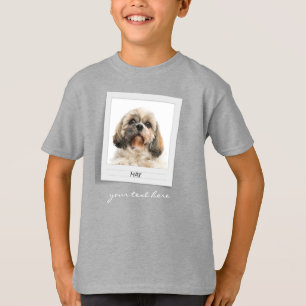 T-shirt Cadres photo d'anniversaire de l'animal de compagn