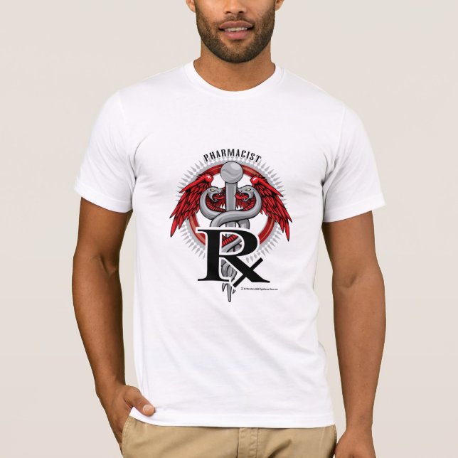 T-shirt Caducée de pharmacien (Devant)