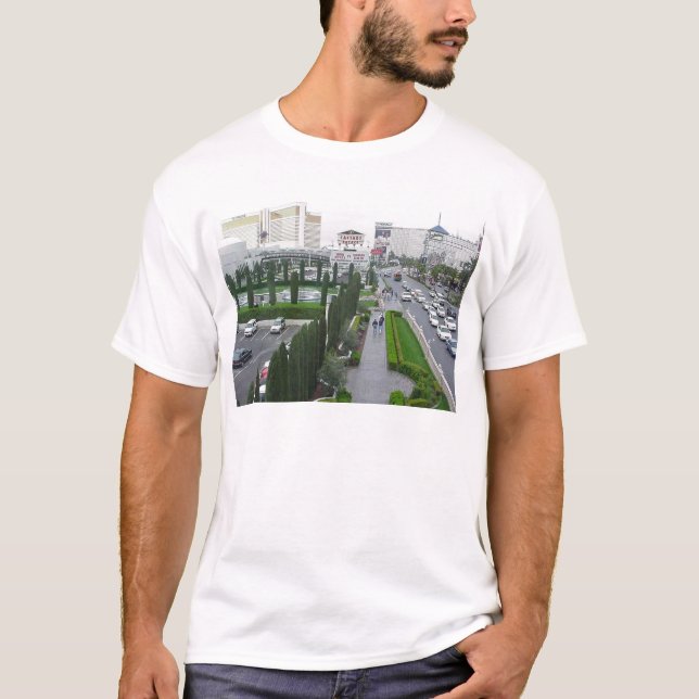 T-shirt Caesars Palace de casinos d'hôtels de fontaines de (Devant)