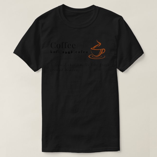 T-shirt café46 (Design devant)