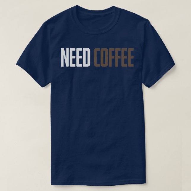 T-shirt café 1 (Design devant)