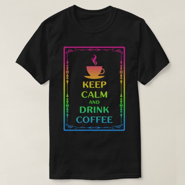 T-shirt Café animé (Design devant)
