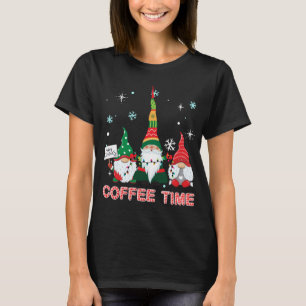 T-shirt Café Avec Trois Gnomes Joyeux Noël Cos